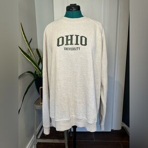 ARTISANS BENNETT RAGLAN CREW - OATMEAL Ohio university bobcats 2XL